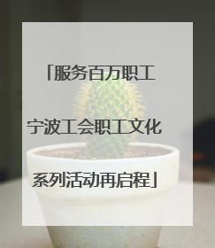 服务百万职工 宁波工会职工文化系列活动再启程